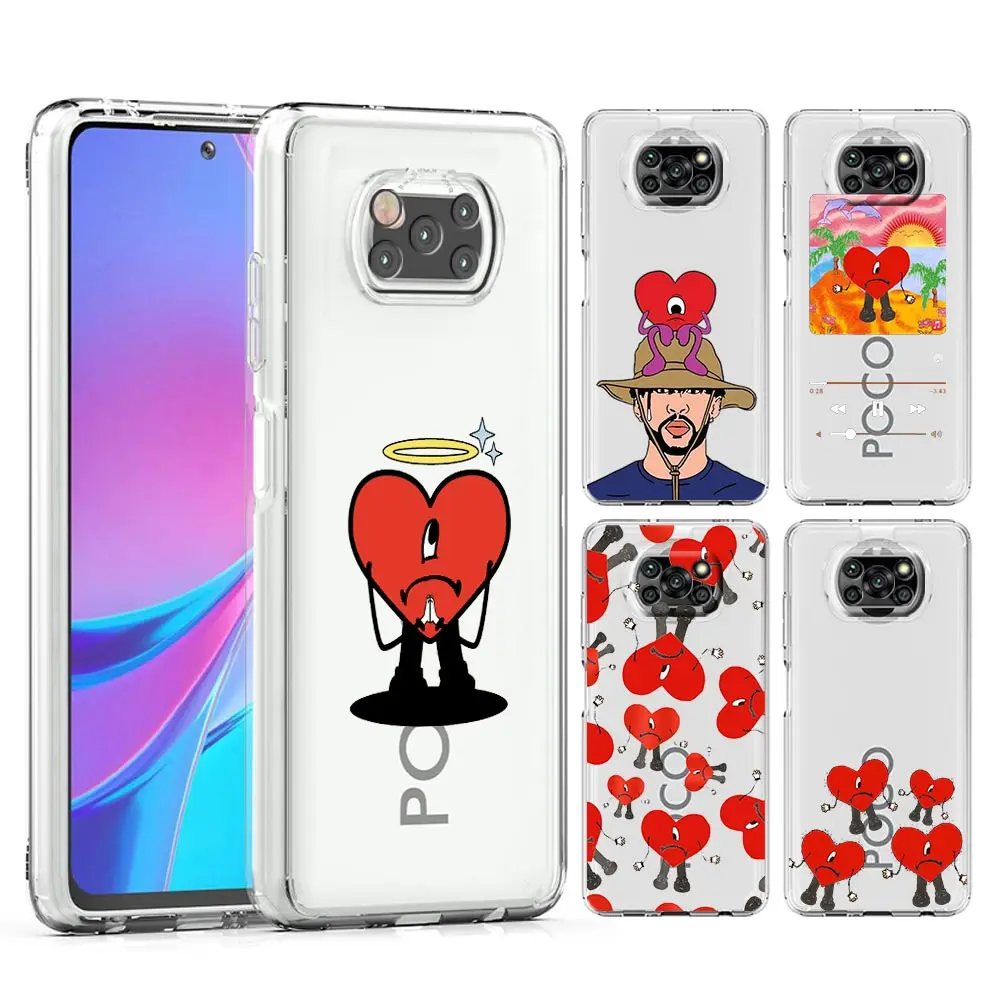 Чехол для телефона Yo Perreo Sola Bad Bunny для Poco X5 X3 NFC F5 F4 F3 M3 Для Xiaomi 12T 12 13 Lite 11 Ultra Mi 10T 5G 11X Pro