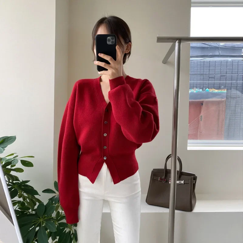 Вязаный кардиган свитер маленькая куртка повседневная футболка в китайском