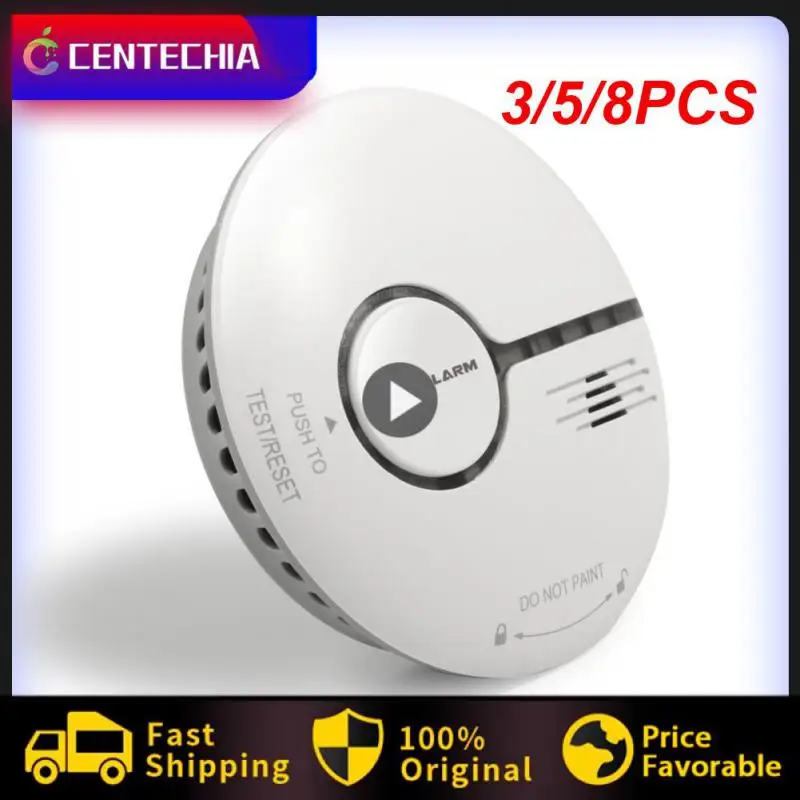 

3/5/8PCS For Home Kitchen 85db Wireless Gas Detector Remote Monitoring Smoke Detector Tuya Smart Fire Alarm Sensor Smart Home