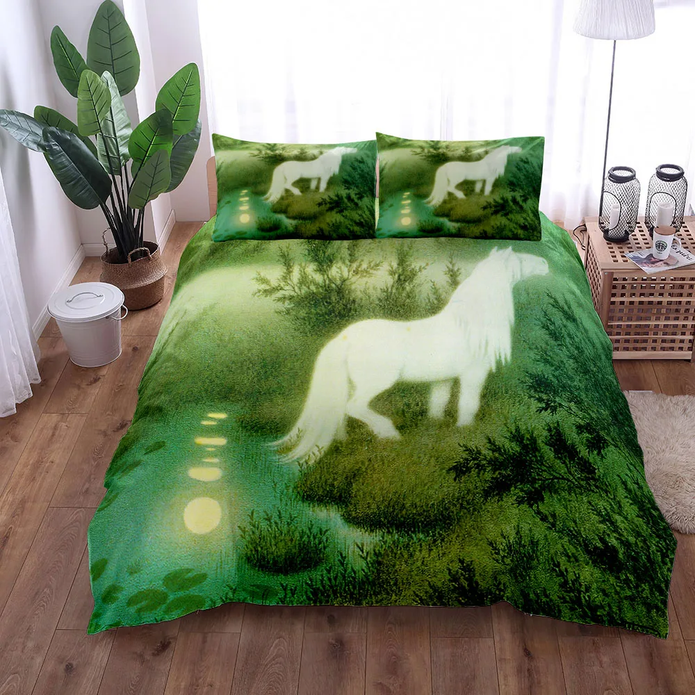 Комплект пододеяльников с цветочным рисунком и птицами размеры King Queen Double Full Twin