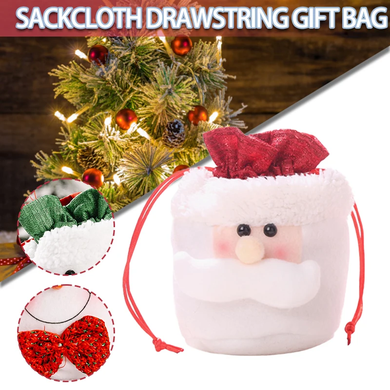 Candy Biscuit Bag Decoration Christmas Party Gift Bag