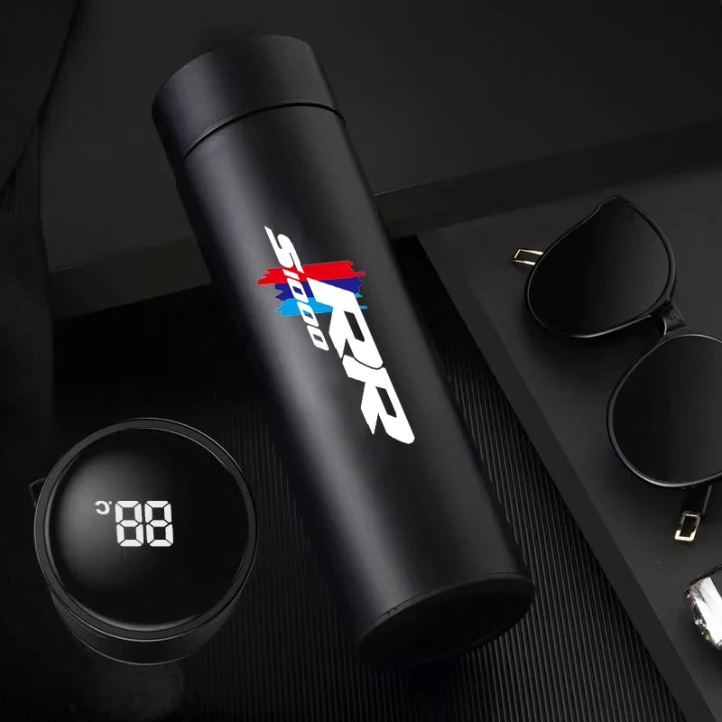 Термос для BMW S1000RR S1000 RR S 1000 RR 2009-2019 2018 2017 2016 с дисплеем температуры, бутылка для воды, вакуумные фляжки, кофейная чашка