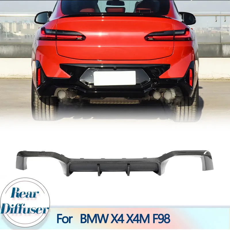 Автомобильный задний бампер диффузор спойлер для BMW X4 X4M F98 G02 Sport Utility 4 двери 2023 2024