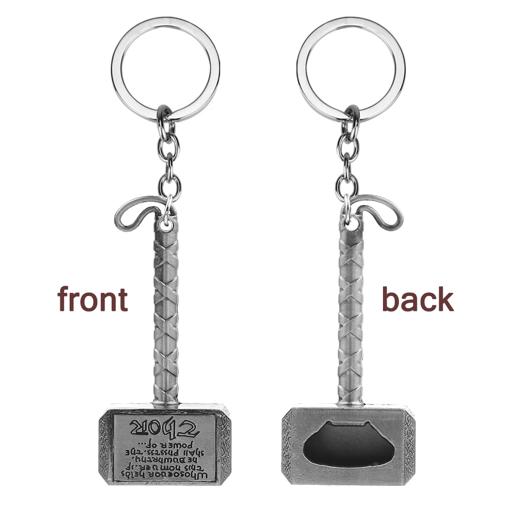 

Многофункциональный молоток Тора, открывалка для пивных бутылок с длинной ручкой, открывалка для бутылок, брелок, 1 шт.