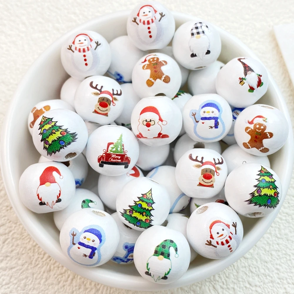 

Деревянные бусины 16 мм, 10 шт.