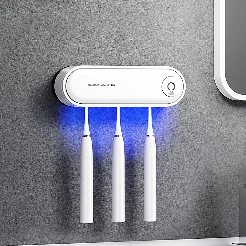 

European Style Electric Toothbrush Holder Smart Drying Toothpaste Toothbrush Case Disinfect Banheiro Bathroom Organizer JD50YS