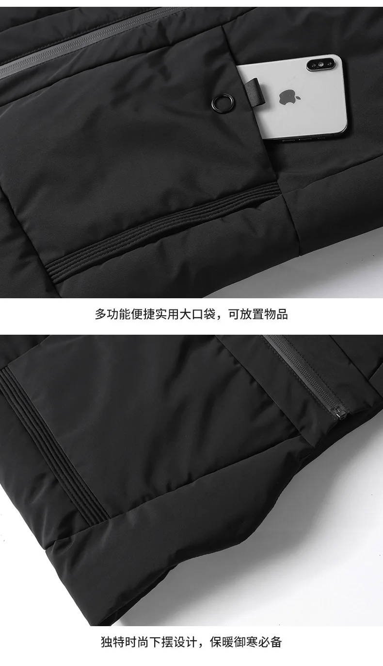 CARTELO Brand Cotton-Padded Bordados Big Siz Men's Vest Men Waistcoat Men Jacket Sleeveless Vest Winter Casual Slim Coa