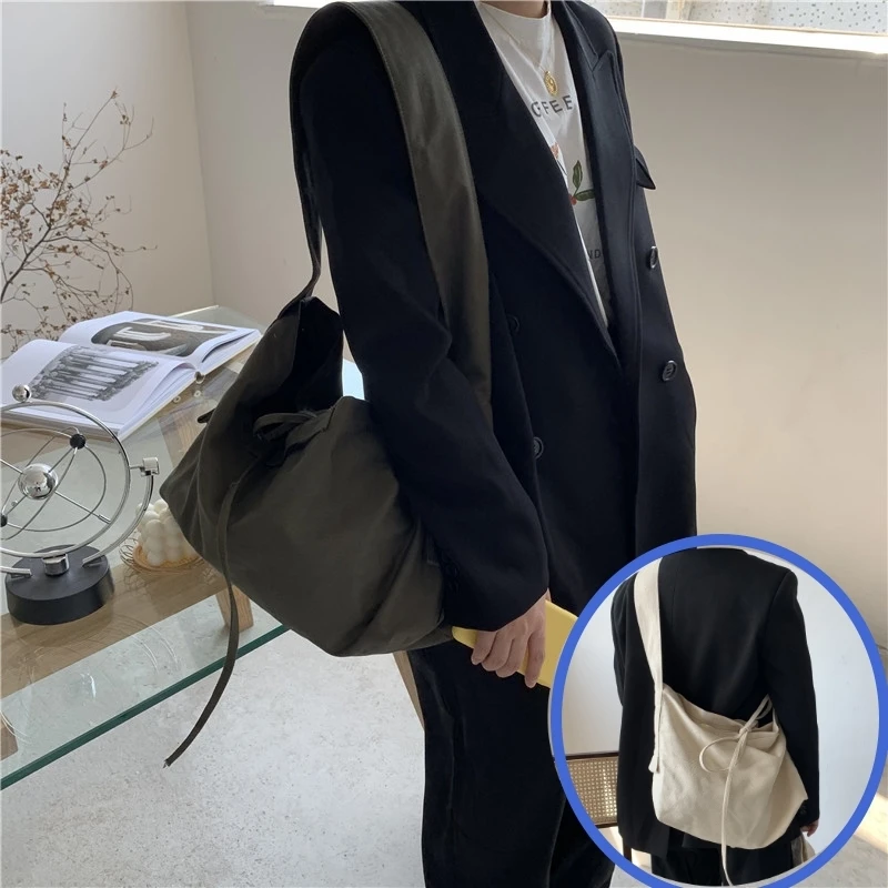 

Удобная модная дамская сумка-мессенджер, вместительный холщовый мессенджер через плечо в стиле унисекс, Студенческая Сумочка на плечо для женщин