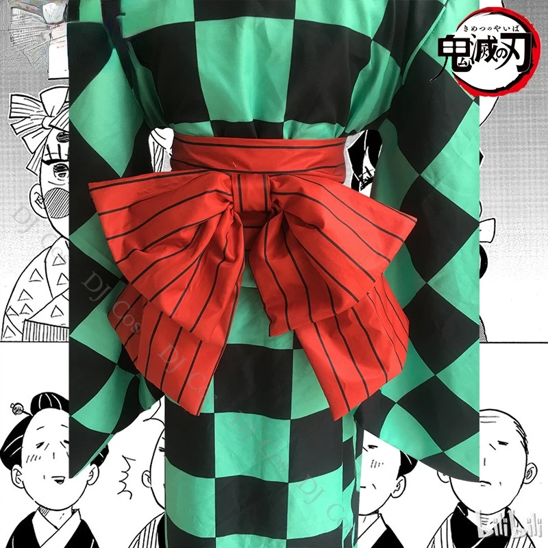 Костюм для косплея камадо танджиро из м/ф рассекающий демонов сезон 2 - купить по
