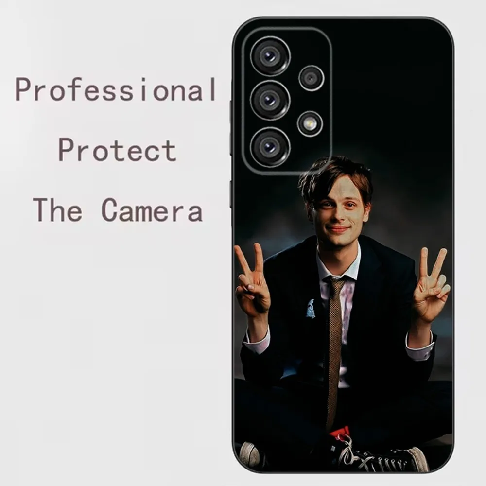 Matthew Spencer Reid Phone Case For Samsung Galaxy A13 A21s A22 A31 A32 A52 A53 A71 A80 A91 Soft Black Shell