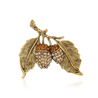 tulx vintage pine cones brooches unisex plant pine nuts brooch pins new jewelry women scarves buckle accessories