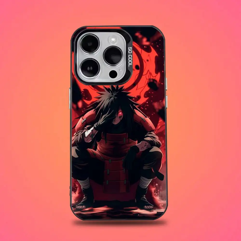 Фото Чехол для телефона U-Uchiha M-Madara I-Itachi для iPhone 16,15,14,13,12,11, Pro, Max, Plus, Mini, XS, SE, черный матовый жесткий бампер с защитой от падения №2