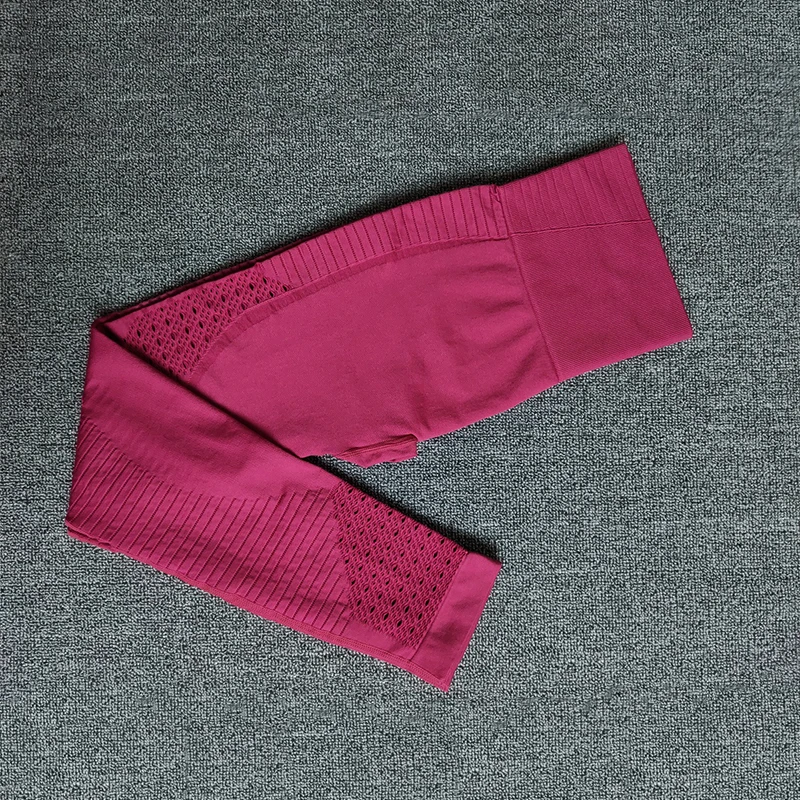 Women Yoga Pants Hollow Fitness Pants New High Waist Slim Butt Lift Tight Workout Running Sports Leggings Push Up Gym Clothing