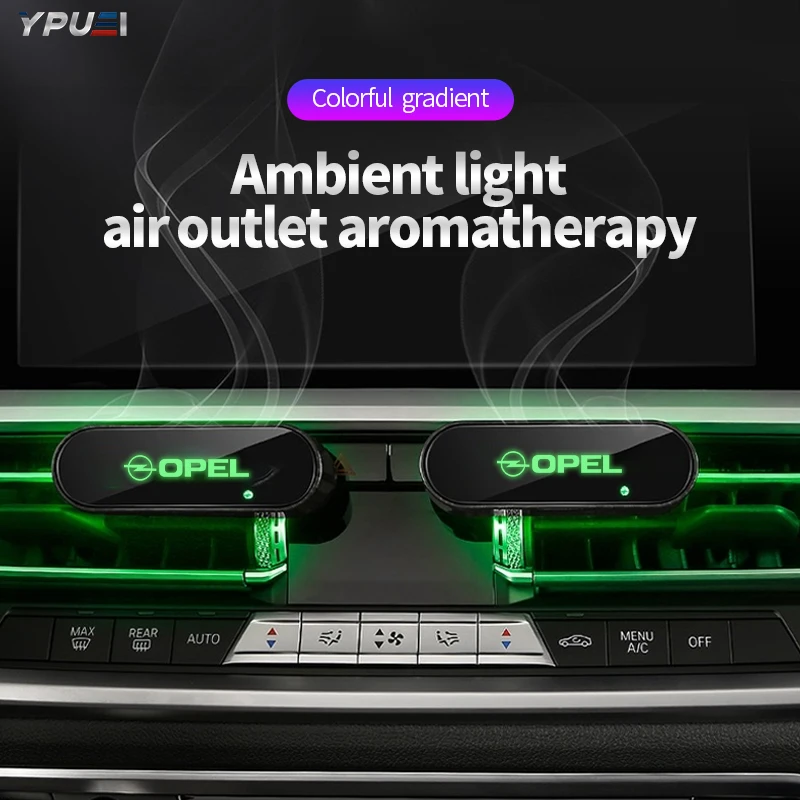 

Car Atmosphere Light Air Vent Outlet LED Air Freshener Fragrance Lamp For Opel Astra J H G K Corsa D Vectra Insignia Mokka