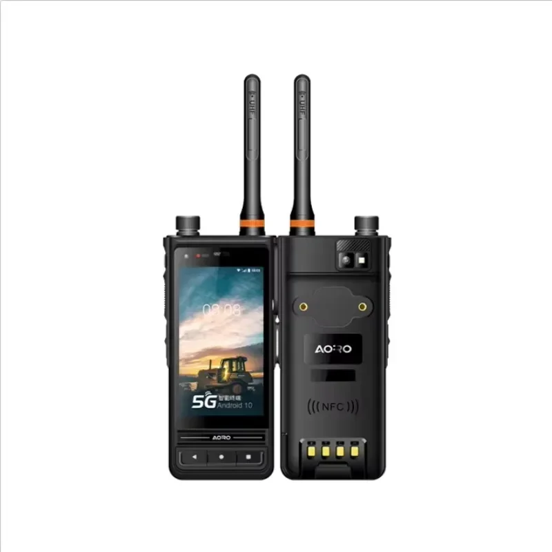 Фото Прочный телефон AORO M6 5G 4W DMR с процессором MTK 6765 2.3GHz, батареей 5700 мАч, защитой IP68, NFC и функцией рации №3