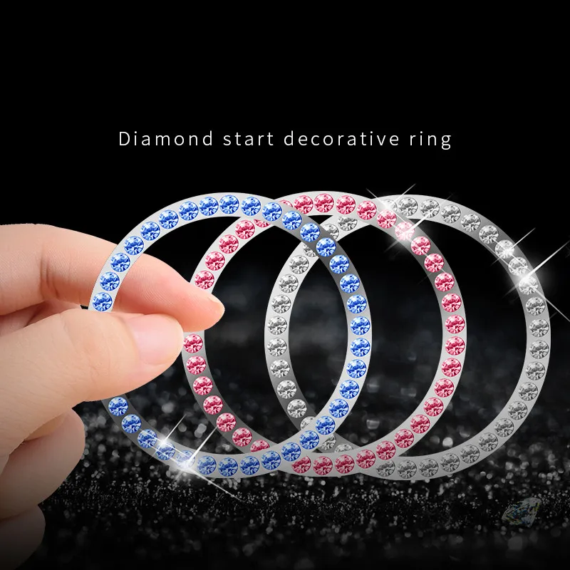 Автомобильный двигатель старт стоп кнопка переводная картинка кольцо наклейка