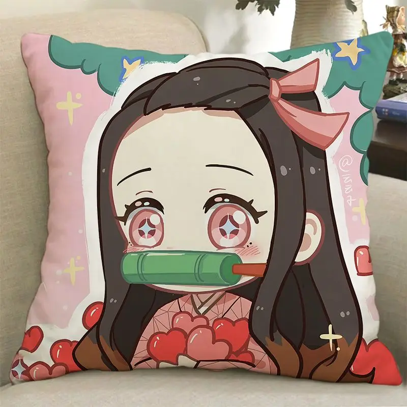 Фото Подушка Kimetsu No Yaiba с Токито Муичиро: Аниме-подушка, милая, портативная, удобная, декоративная, модная, высококачественный подарок №5