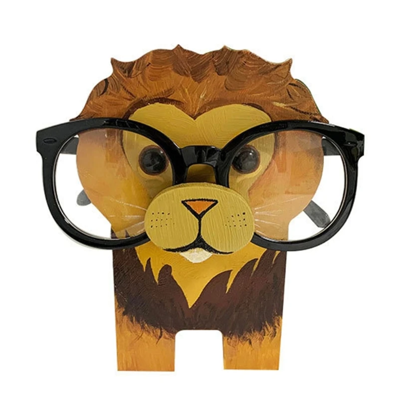 

Держатель для очков в виде животных, стойка для собак, Львов, кошек, настольное украшение для дома и офиса 203C