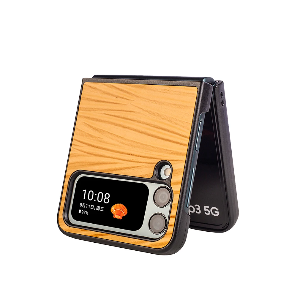 

Ультратонкий матовый кожаный чехол для телефона Samsung Galaxy Z Flip 4 Flip3 Flip4 Flip 3 Zflip4 противоударный нескользящий складной чехол