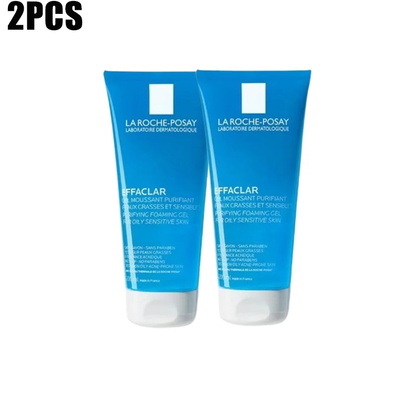 

2PCS La Roche Posay Foaming Gel Acne Removing&Oil Controlling Cleanser Foaming Salicylic Acid Facial Cleanser Moisture