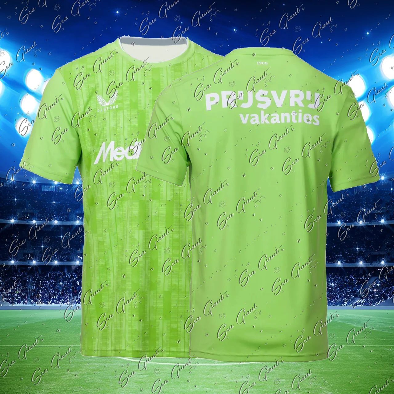 24/25 Новая футболка Feyenoord Derby хит продаж быстросохнущая дышащая для мужчин летняя