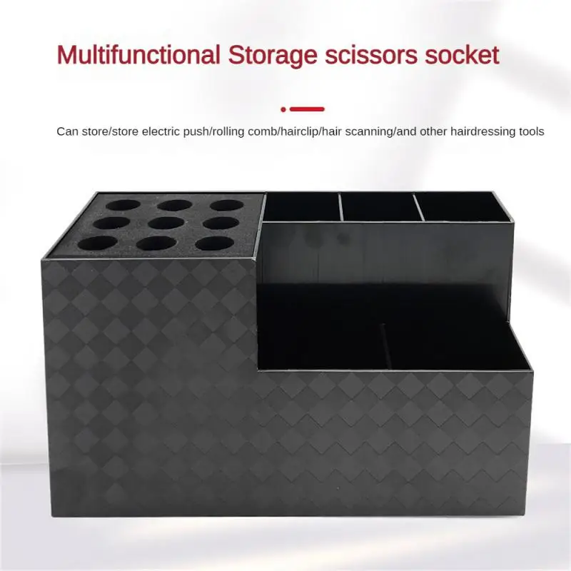 

Держатель для парикмахерских инструментов, многофункциональная Нескользящая стойка со съемной подставкой для ножниц, парикмахерских инструментов, аксессуары для парикмахерской