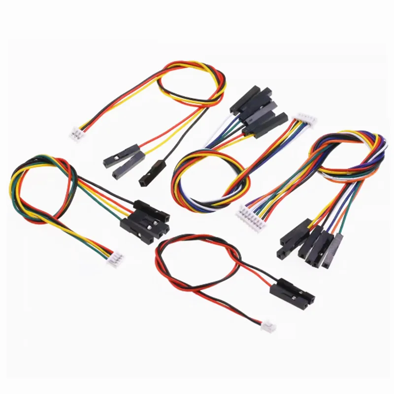 

5 шт./лот JST 1,25 мм для DuPont 2. Кабельное соединение 54 мм-1 P/контактный провод длиной 10/20/30 см DuPont Wire 2p 3p 4p 5p-12p