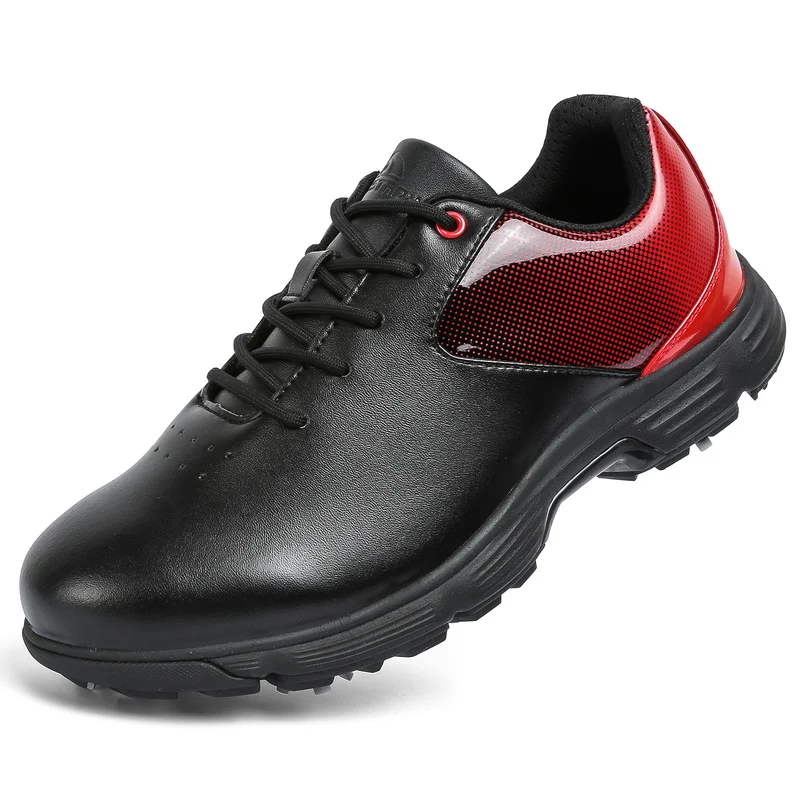 New Spikes Golf Shoes Men Big Size 39-48 Waterproof Golf Sneakers Outdoor Luxury Walking Footwears Anti Slip Walking Sneakers