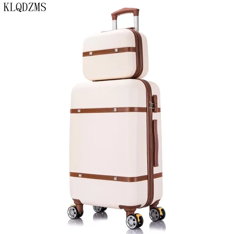 KLQDZMS High Quality Fashion Suitcase Simple Luggage Set 20 Inch Lightweight Cabin Case 22
