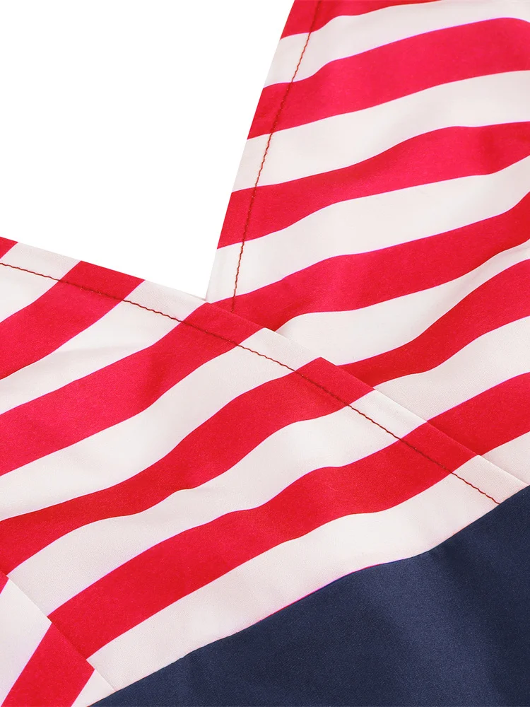 Женское платье без бретелек и рукавов с V-образным вырезом