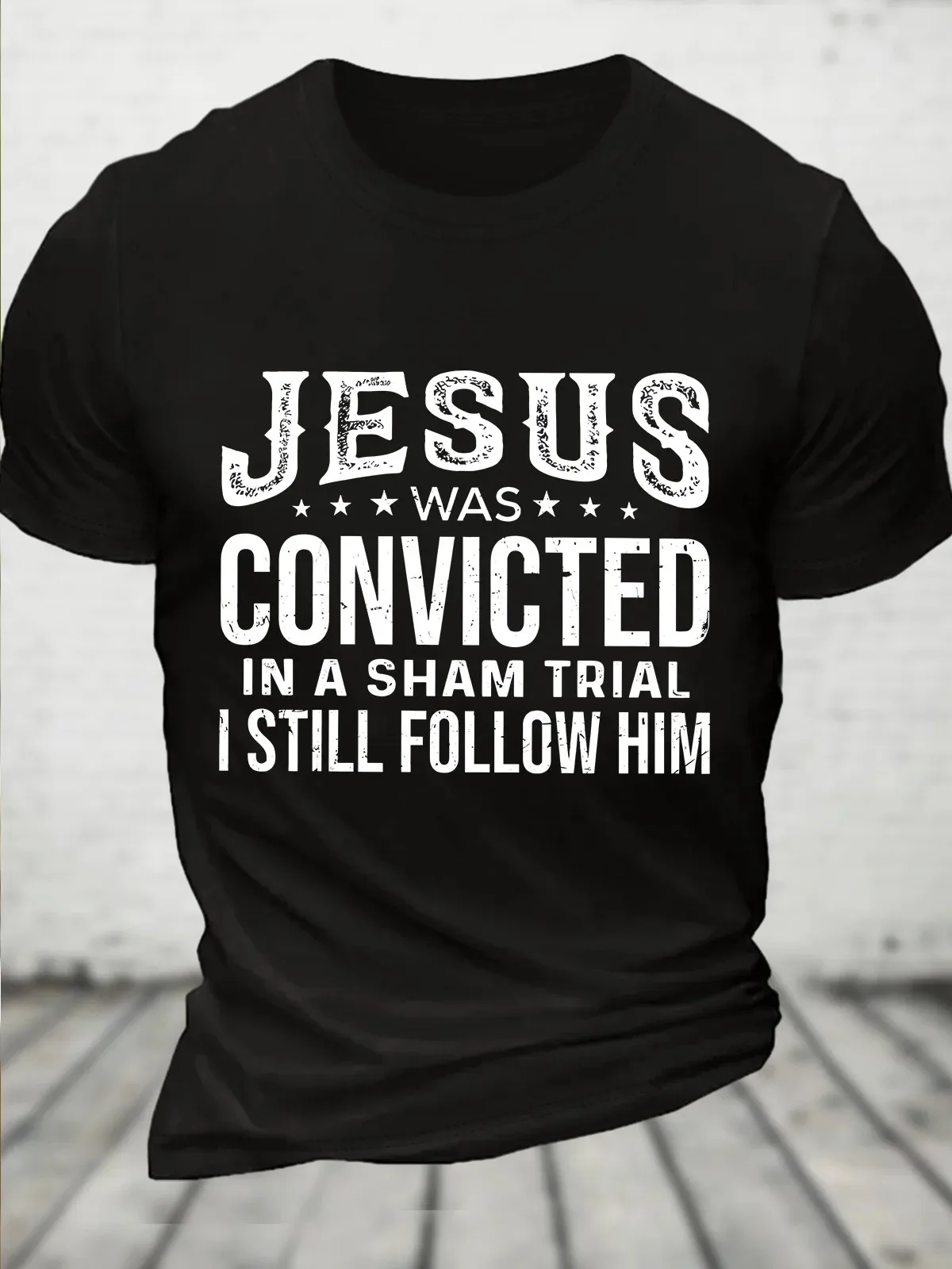 Хлопковая футболка Иисус я Still Follow Him
