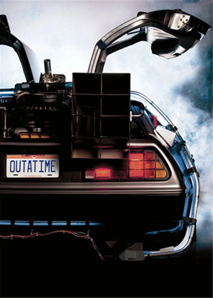 

Back To The Future Movie Classic Cool Car Square/Round Drill Embroidery Hoom Decor DIY 5D Full Diamond Painting Kits Art Gifts