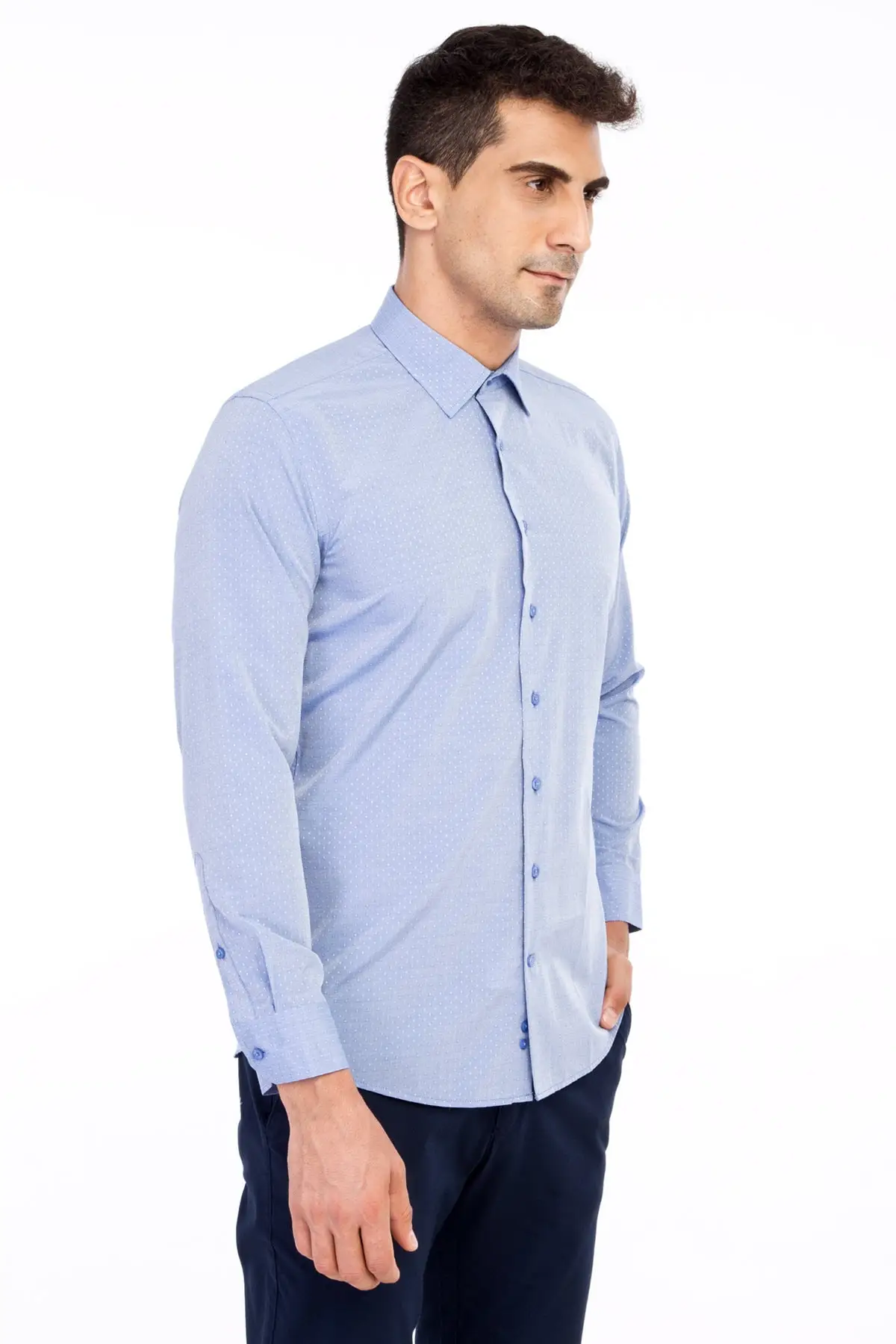 

Рубашка с длинным рукавом и принтом