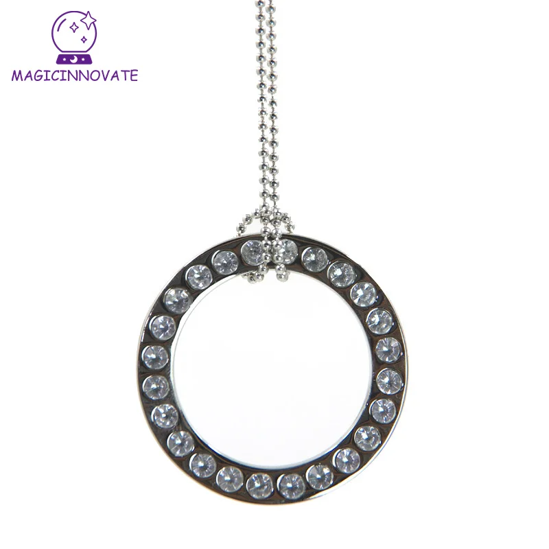 

Simple Packaging Diamond Loved Ring Magic Trick Prop Made In China Superior Quality Ring On Chain Puzzle Magic Classic Toys