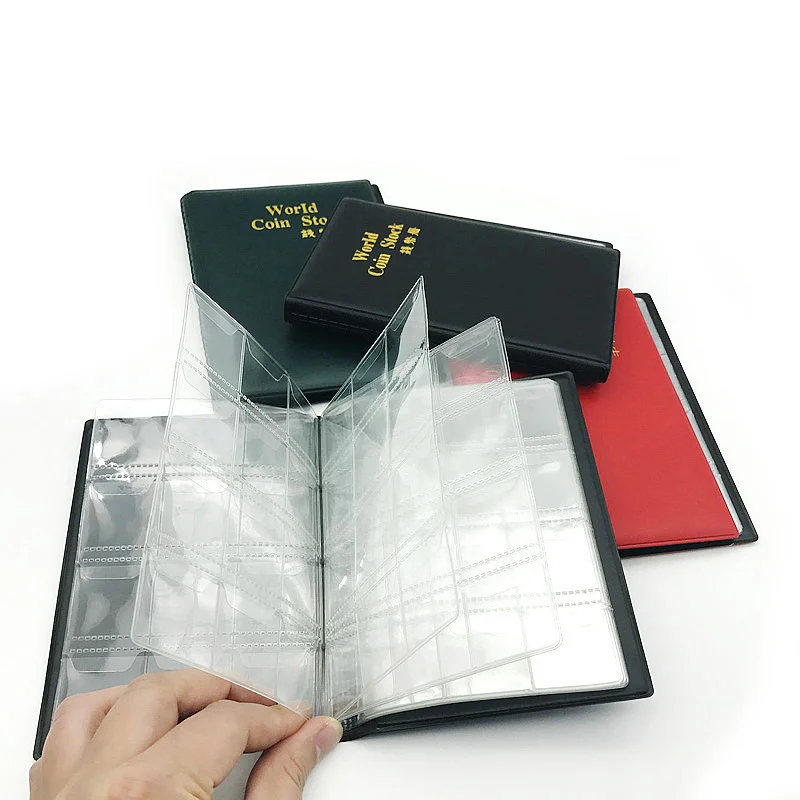 

Альбом-держатель для монет, 120 карманов, органайзер для хранения монет