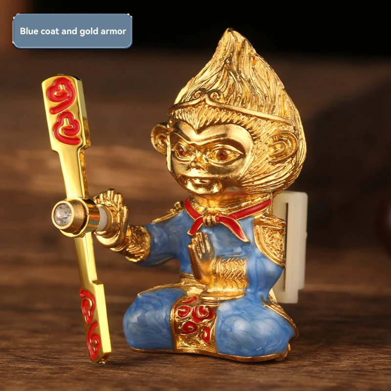 Фигурные украшения Monkey King Wukong автомобильный Кондиционер зажим для