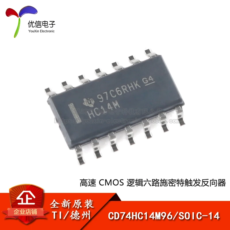 

10pieces Original stock CD74HC14M96 SOIC-14