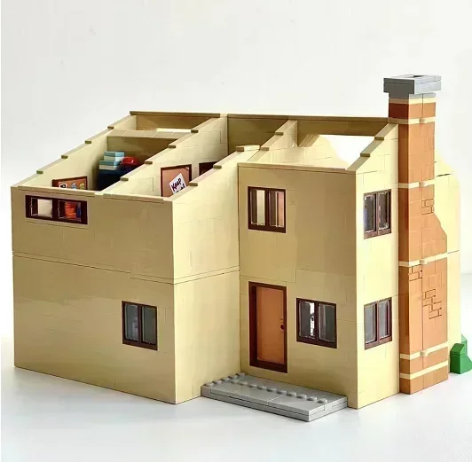 В НАЛИЧИИ Модель дома Kwik E Mart и супермаркета строительные блоки кирпичи 16004 16005 71016