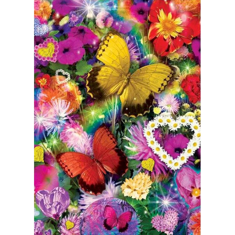 

RUOPOTY 5D DIY Full Diamond Embroidery Butterfly Diamond Painting Cross Stitch Rhinestone Pictures Home Decoration