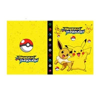 japanese animation pokemon character pikachu game album card this childrens toy collection gift pokemon booster card binder