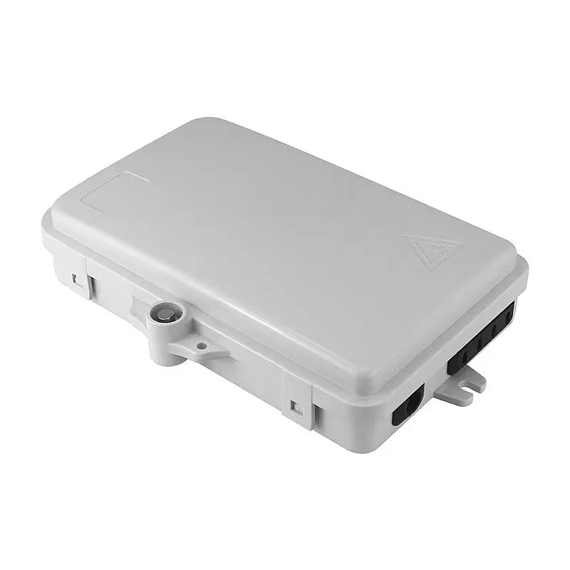 Wall Mounted FTTH Distribution Box 4 Core Fiber Splitter Box Outdoor Fiber Junction Box FTTX Distribution Box, Box Divider
