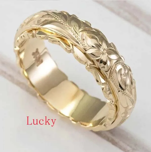 

2023 Hot selling new vintage women's engraved rose flower ring anniversary gift stylish aristocratic versatile jewelry кольца