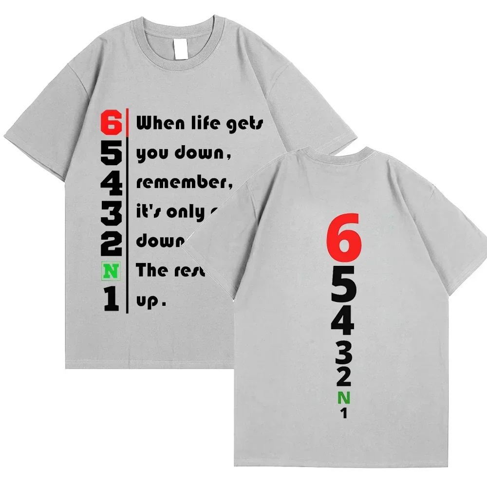 Футболка 1N23456 мужская с ручной передачей модная тенниска двухсторонним принтом