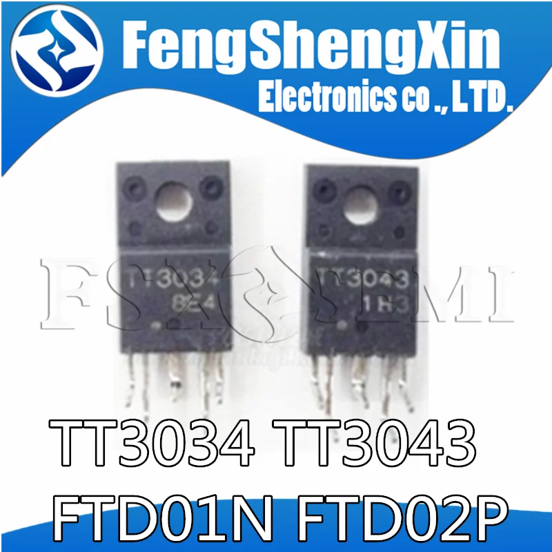 

2pcs ( 1pcs TT3034 + 1pcs TT3043 ) TO220F-5 ( 1pcs FTD01N + 1pcs FTD02P )