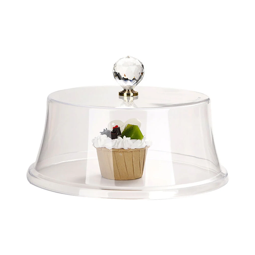 

Cover Cakedome Display Lid Dessert Clear Microwave Stand Cloche Cheesepastry Snack Dish Plate Covers Glass Serving Tray Table