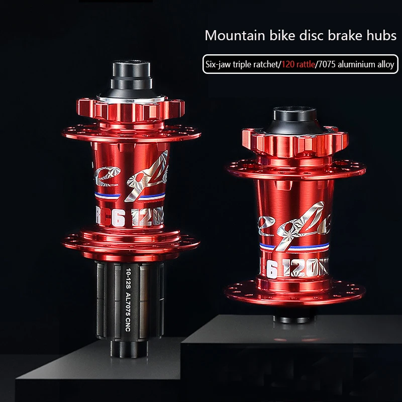 

MTB Quick Release Flower Drum Hub 120 Rattling 4 Pellet Sealed Bearings Cartridge Sealed Bearing Quick Release Disc Brake Hub
