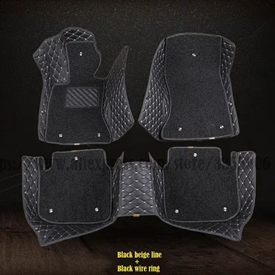 

Роскошный двухслойный стильный индивидуальный 3D автомобильный напольный коврик для Mercedes Benz ML Class W166 W164 G Class W463 GLK аксессуары для интерьера