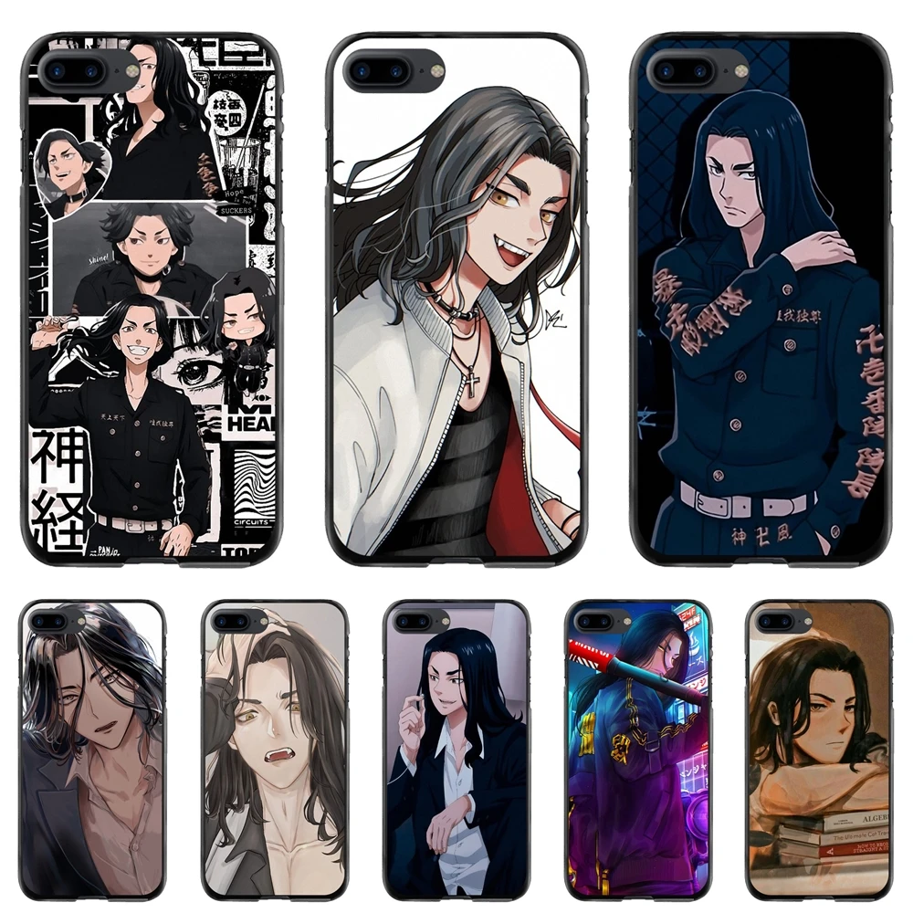 

For iPod Touch iPhone 11 12 Pro MAX 4S 5 5S SE 6 6S 7 8 Plus X XR XS Hard Phone Shell Case Baji Keisuke Tokyo Revengers