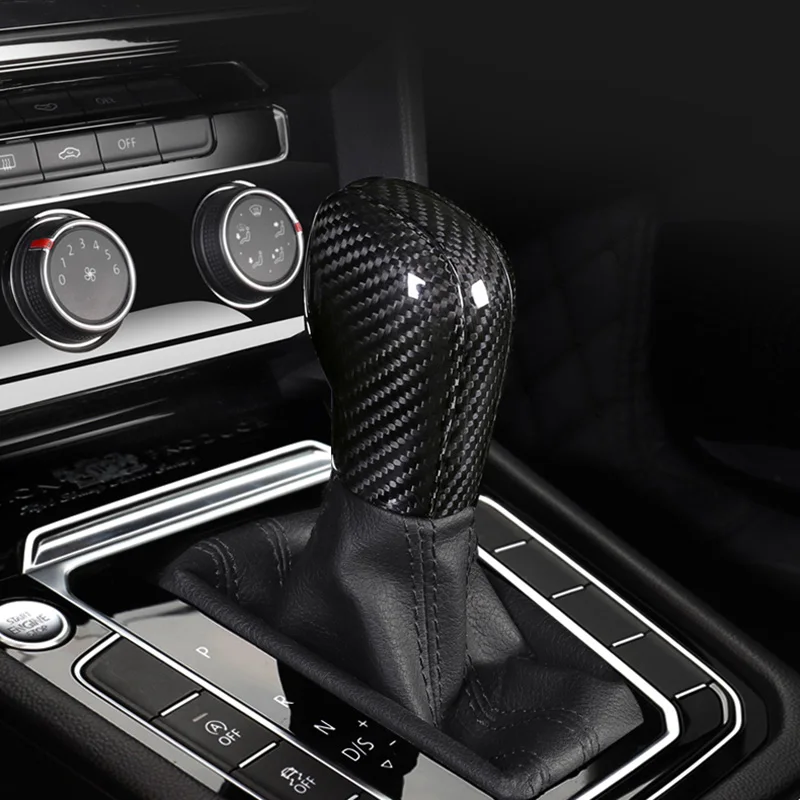 

Gear Shift Knob Head Cover Cap Trim Carbon Fiber Car Accessories