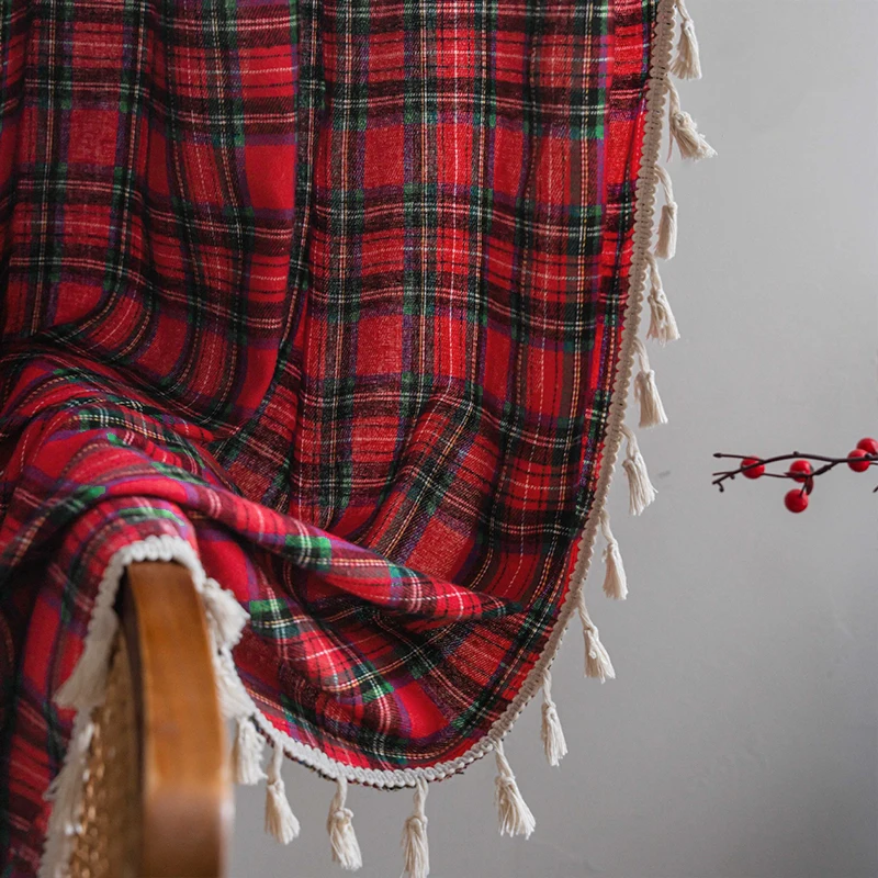 

Рождественские шторы из полиэстера